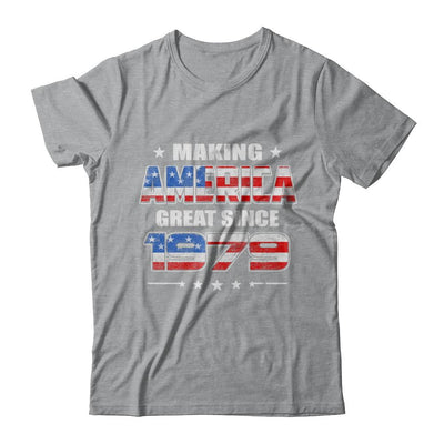 Making America Great Since 1979 42th Birthday-T-Shirt & Hoodie-Classic T-Shirt-Sport Grey