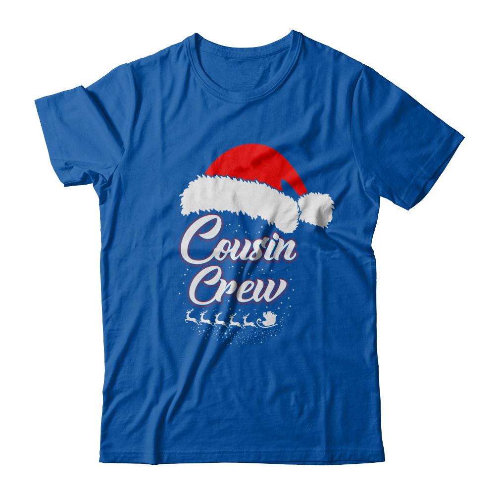 Cousin Crew Matching Family Funny Christmas-T-Shirt & Hoodie-Premium T-Shirt-Royal