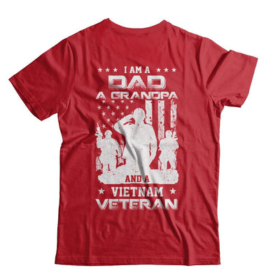 I'm A Dad A Grandpa And A Vietnam Veteran-T-Shirt & Hoodie-Classic T-Shirt-Red