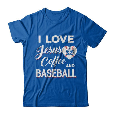 I Love Jesus Coffee & Baseball-T-Shirt & Sweatshirt-Premium T-Shirt-Royal