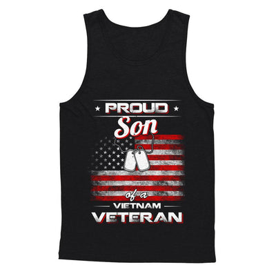 Proud Son Of A Viet Nam Veteran-T-Shirt & Hoodie-Unisex Tank-Black