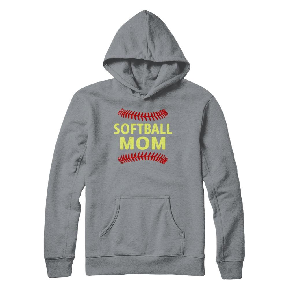 Softball Mom-T-Shirt & Hoodie-