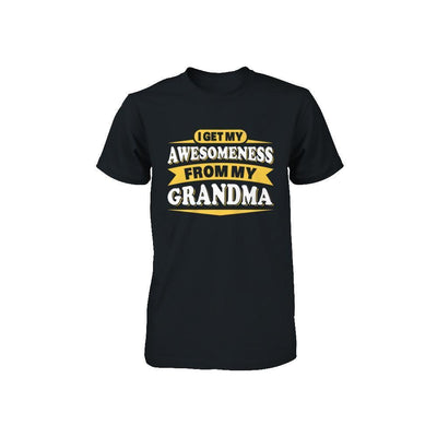 I Get My Awesomeness From My Grandma Youth-Youth Shirt-Toddler T-Shirt-Black