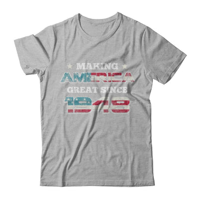 Making America Great Since 1948 73th Birthday-T-Shirt & Hoodie-Premium T-Shirt-Heather Gray