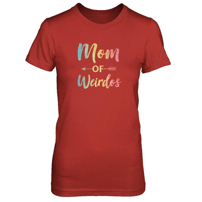 Mom Of Weirdos Gift Mothers Day Proud Moms Weird Kids-T-Shirt & Tank Top-Women's T-Shirt-Red