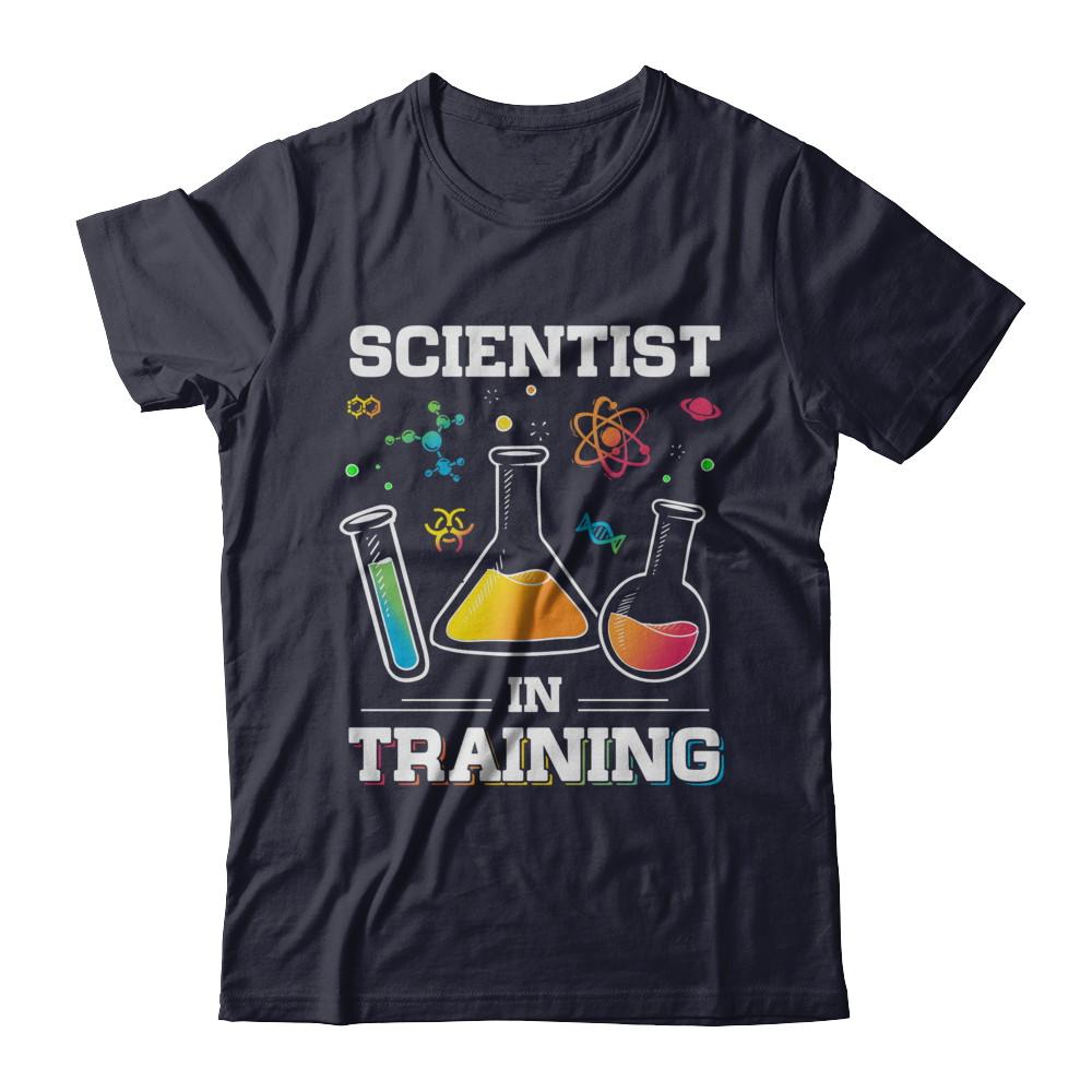 Scientist In Training Science-T-Shirt & Hoodie-Premium T-Shirt-Midnight Navy