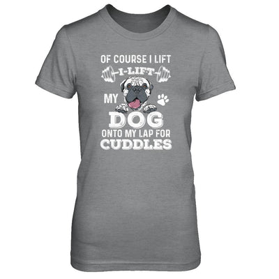 I Lift My Dog On To My Lap For Cuddles-T-Shirt & Tank Top-Women's T-Shirt-Sport Grey