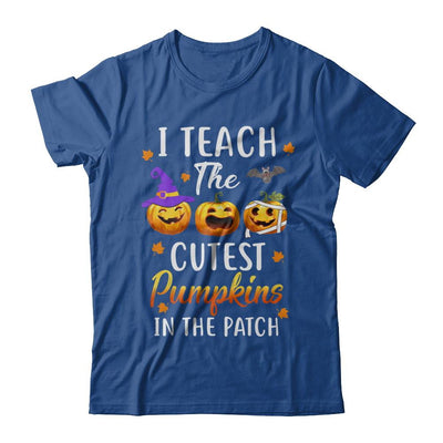 I Teach The Cutest Pumpkins In The Patch Halloween-T-Shirt & Hoodie-Classic T-Shirt-Royal