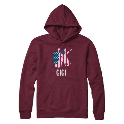 Patriotic Gigi Unicorn Americorn 4Th Of July-T-Shirt & Hoodie-Pullover Hoodie-Maroon
