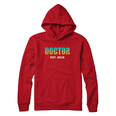 Medical School Graduation Doctor 2018-T-Shirt & Hoodie-Pullover Hoodie-Red