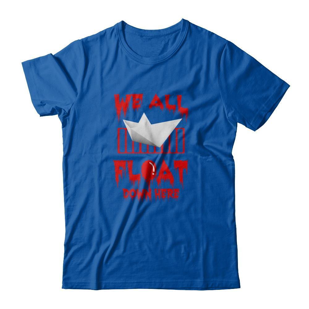 We All Float Down Here Horror Halloween Blood-T-Shirt & Tank Top-Premium T-Shirt-Royal