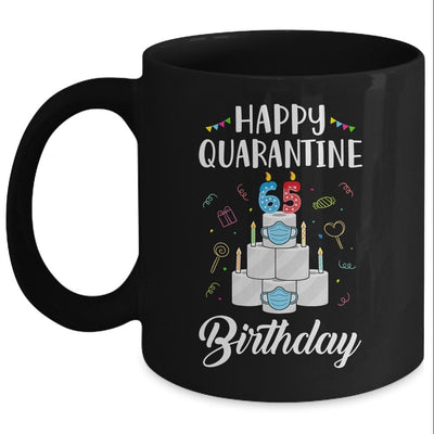 65th Birthday Gift Idea 1956 Happy Quarantine Birthday Mug-Coffee Mug-Mug-Black