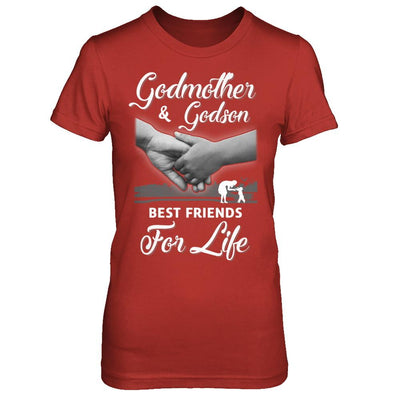 God-Mother God-Son Best Friends For Life Mothers Day-T-Shirt & Hoodie-Women's T-Shirt-Red