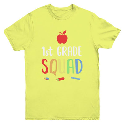 1st Grade Squad Back To School Teacher First Grade Youth-Youth Shirt-Youth T-Shirt-Daisy