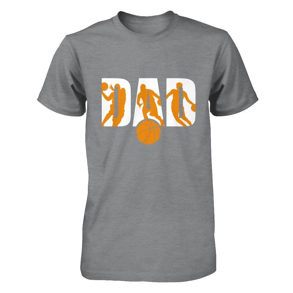 Basketball Dad Father's Day-T-Shirt & Hoodie-Classic T-Shirt-Sport Grey