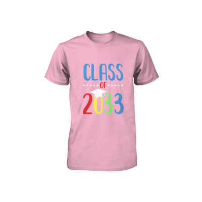 Grow With Me First Day Of School Class Of 2033 Youth-Youth Shirt-Toddler T-Shirt-Pink