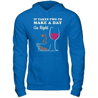 It Take Two To Make A Day Go Right-T-Shirt & Hoodie-Pullover Hoodie-Royal