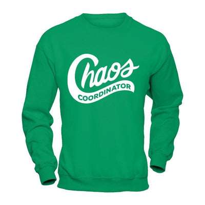 Chaos Coordinator-T-Shirt & Hoodie-Crewneck Sweatshirt-Irish Green