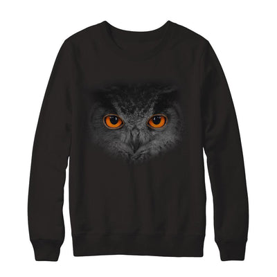 Cool Owl Happy Halloween-T-Shirt & Sweatshirt-Crewneck Sweatshirt-Black