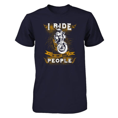 I Ride So I Don't Choke People-T-Shirt & Tank Top-Premium T-Shirt-Midnight Navy