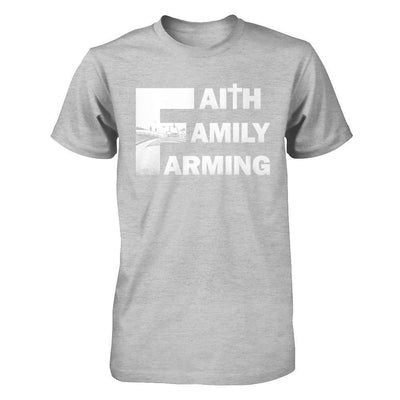 Faith Family Farming Farmer-T-Shirt & Hoodie-Premium T-Shirt-Heather Gray