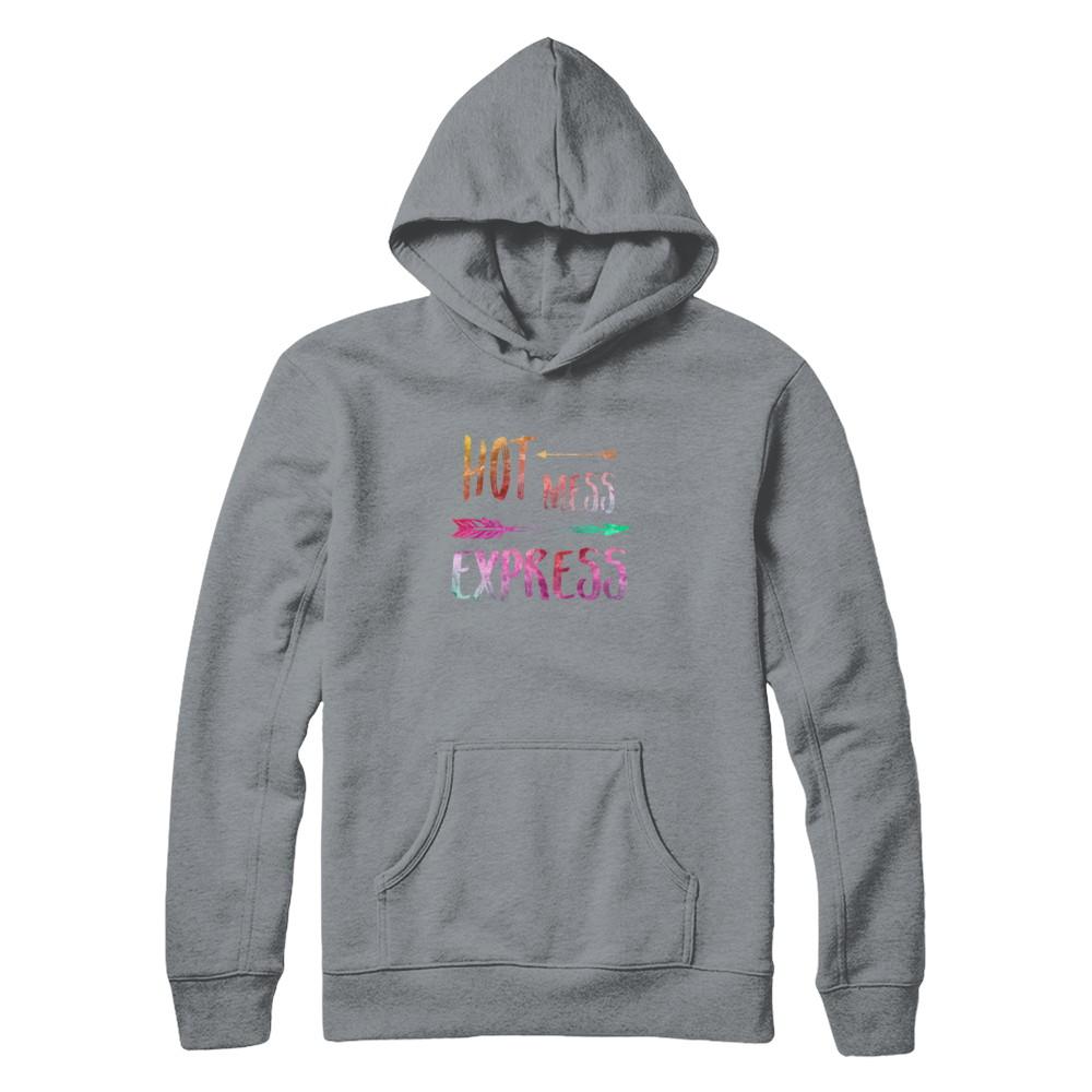 Hot Mess Express-T-Shirt & Tank Top-Pullover Hoodie-Light Steel