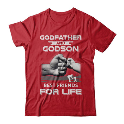 God-Father God-Son Best Friends For Life Fathers Day-T-Shirt & Hoodie-Classic T-Shirt-Red