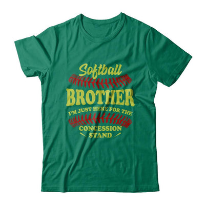 Softball Brother I'm Just Here For The Concession Stand-T-Shirt & Hoodie-Classic T-Shirt-Kelly Green