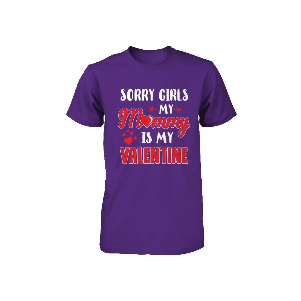 Funny Valentines Day Toddler Boy Mommy Is My Valentine Youth-Youth Shirt-