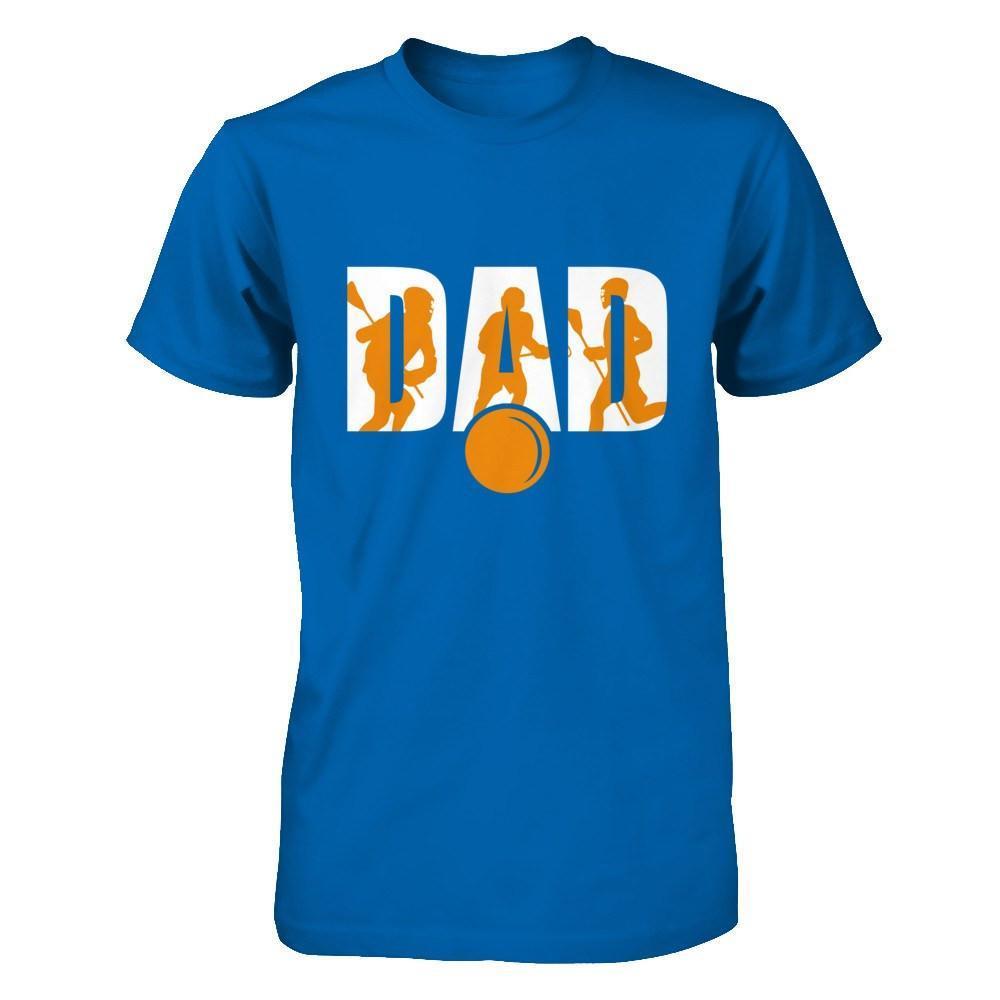 Lacrosse Dad Father's Day-T-Shirt & Hoodie-Classic T-Shirt-Royal