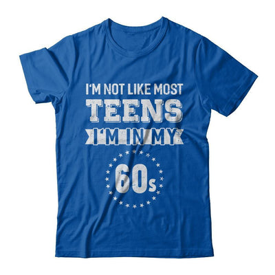 Vintage I'm Not Like Most Teens I'm In My 60s Birthday-T-Shirt & Hoodie-Premium T-Shirt-Royal