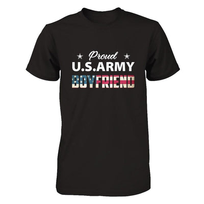 Proud Us Army Boyfriend-T-Shirt & Hoodie-Premium T-Shirt-Black