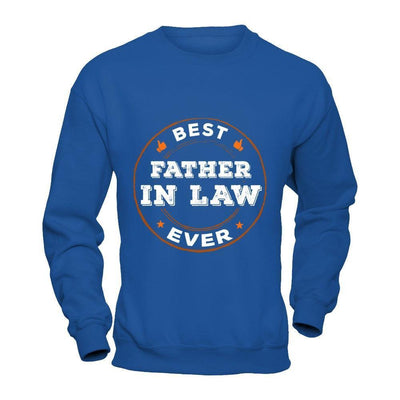 Best Father In Law Ever-T-Shirt & Hoodie-Crewneck Sweatshirt-Royal