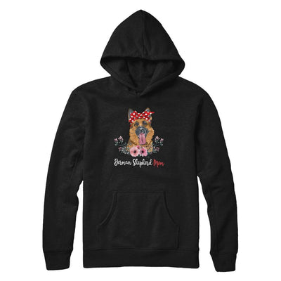 German Shepherd Mom Gift For Women Dog Lover-T-Shirt & Hoodie-Pullover Hoodie-Black