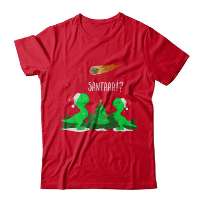 Funny Christmas Dinosaur Gift Cool Dinosaurs Lovers-T-Shirt & Sweatshirt-Premium T-Shirt-Red
