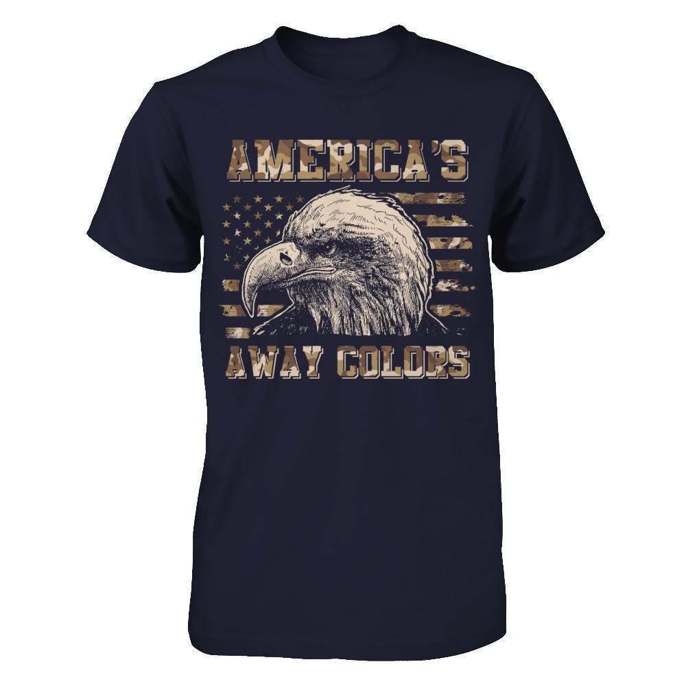 America's Away Colors-T-Shirt & Hoodie-Premium T-Shirt-Midnight Navy