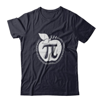 Apple Pi Math Happy Pi Day Teacher-T-Shirt & Hoodie-Premium T-Shirt-Midnight Navy