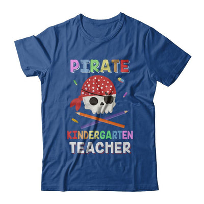 Pirate Kindergarten Teacher Costume Halloween-T-Shirt & Hoodie-Classic T-Shirt-Royal