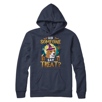 Did Someone Say Treat Beagle Halloween Costume-T-Shirt & Hoodie-Pullover Hoodie-Navy