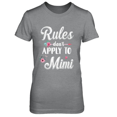 Grandmother Rules Don't Apply To Mimi-T-Shirt & Hoodie-Women's T-Shirt-Sport Grey