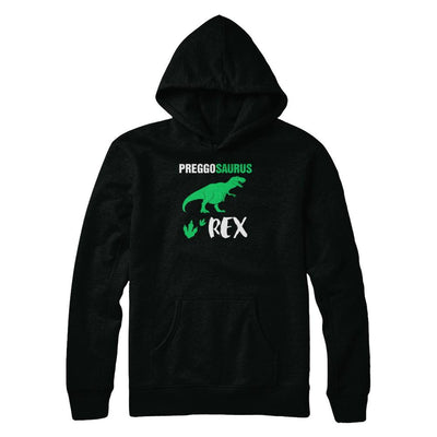 Preggosaurus Rex Pregnancy Mom Dinosaur Gift-T-Shirt & Tank Top-Pullover Hoodie-Black