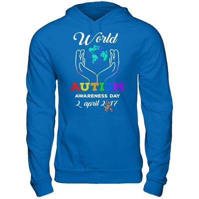 World Autism Awareness 2 April 2018-T-Shirt & Hoodie-Pullover Hoodie-Royal