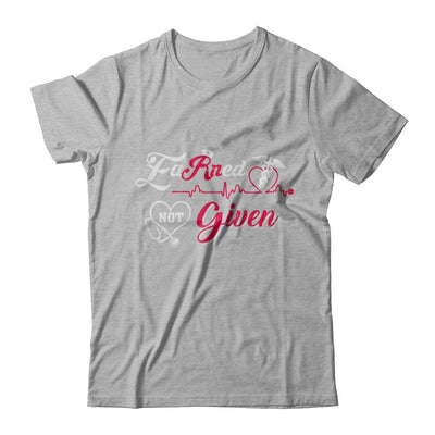 Registered Nurse Earned Not Given-T-Shirt & Sweatshirt-Premium T-Shirt-Heather Gray