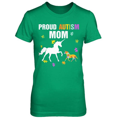 Proud Autism Mom Unicorn Autism Awareness-T-Shirt & Hoodie-