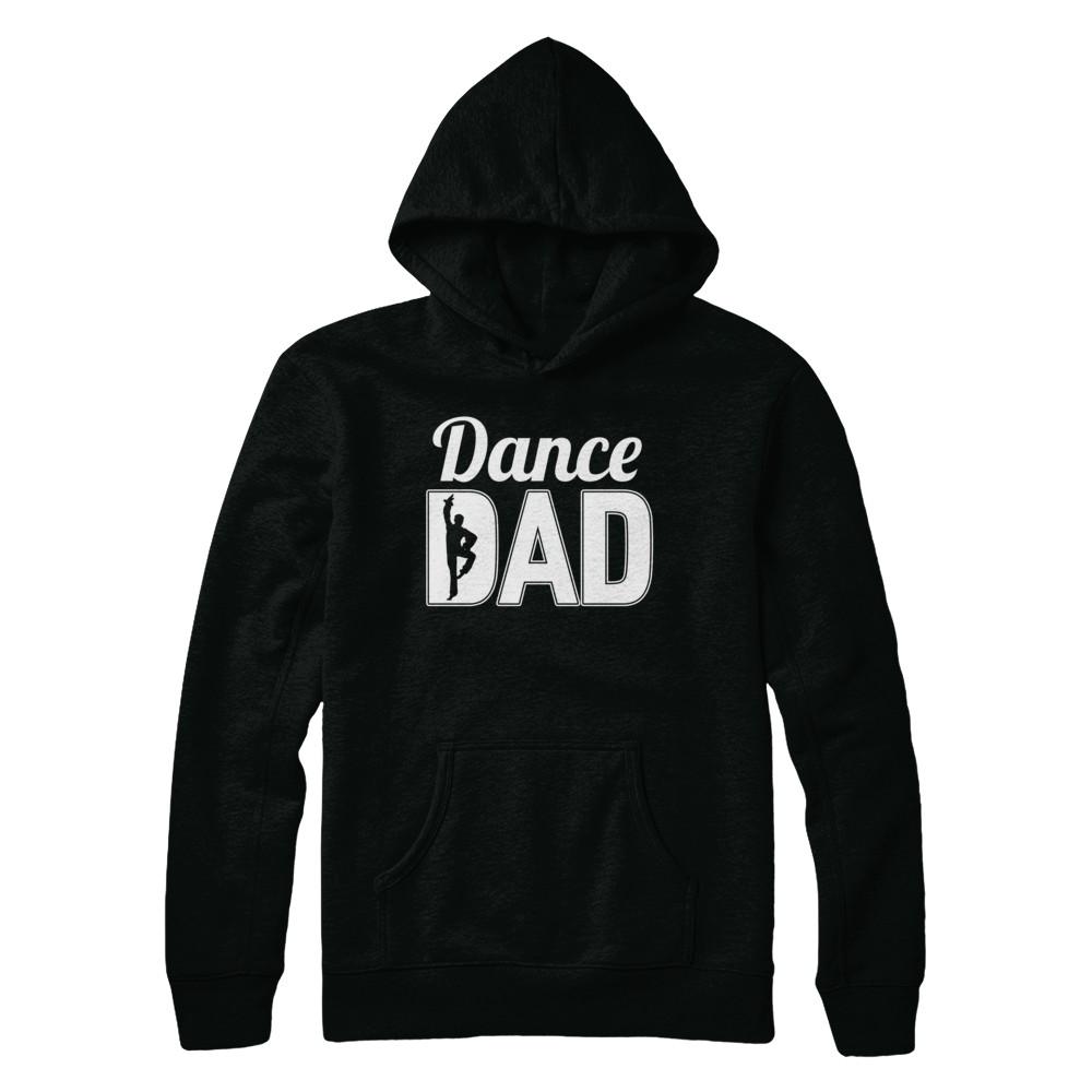 Dance Dad Ballet Dancer Father's Day-T-Shirt & Hoodie-Pullover Hoodie-Black