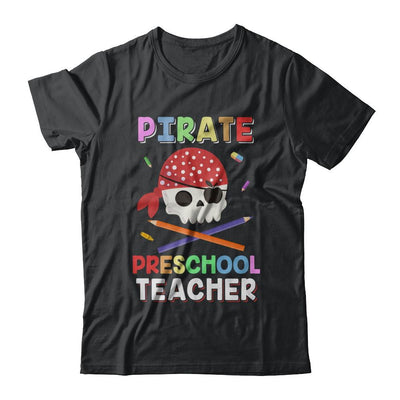 Pirate Preschool Teacher Costume Halloween-T-Shirt & Hoodie-Classic T-Shirt-Black