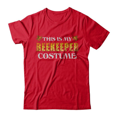 This Is My Beekeeper Costume Funny Halloween-T-Shirt & Hoodie-Premium T-Shirt-Red