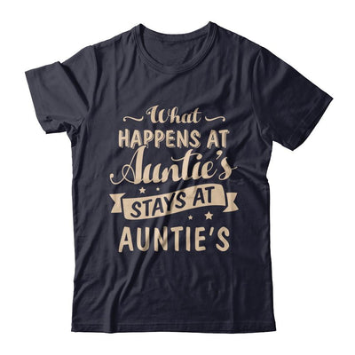 What Happens At Auntie's Stays At Auntie's-T-Shirt & Hoodie-Premium T-Shirt-Midnight Navy