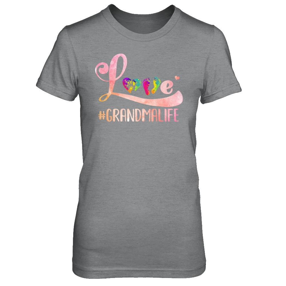 Love Grandmalife Grandma-T-Shirt & Hoodie-Women's T-Shirt-Sport Grey