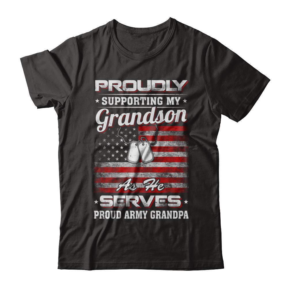 Supporting My Grandson As He Serves Proud Army Grandpa